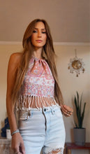 Load image into Gallery viewer, Paisley halter top