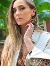 Load image into Gallery viewer, Labradorite eye earrings