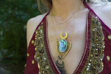 Load image into Gallery viewer, Abalone moon necklace - Orendas Creations