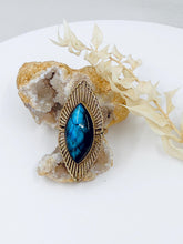 Load image into Gallery viewer, labradorite statement ring
