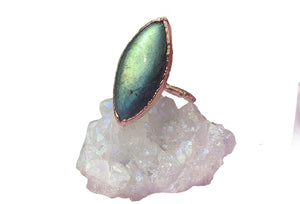 Labradorite ring size 6